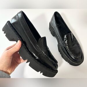 Aquatalia Haley‎ Pantent Leather Loafers